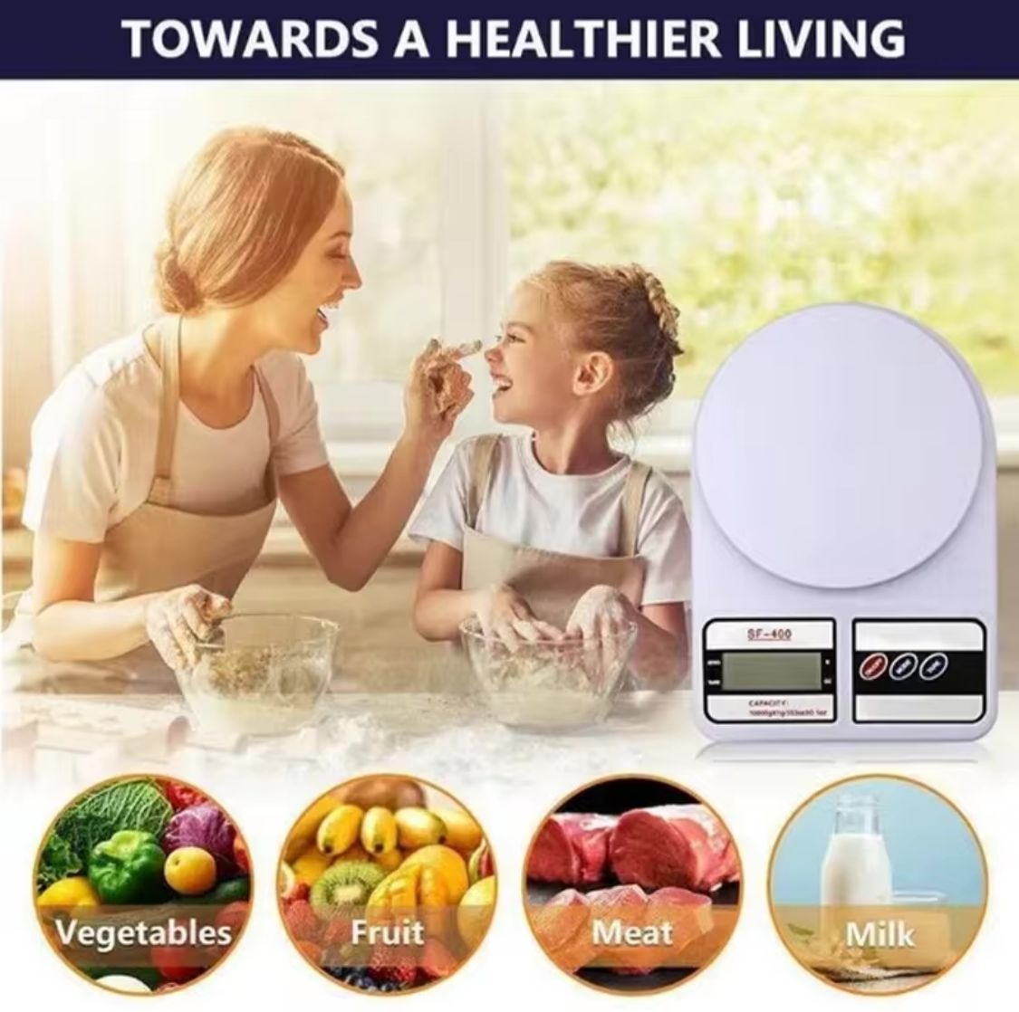 Digital Kitchen Scale – High Precision Food & Ingredient Weighing Machine - Image 7