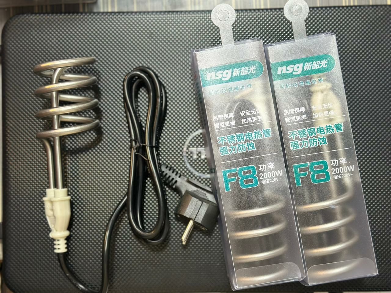 F8 Electric Water Heater Bucket Boiling Rod – 2500W Immersion Heating Rod | Current-Free & Fast Heating - Image 4