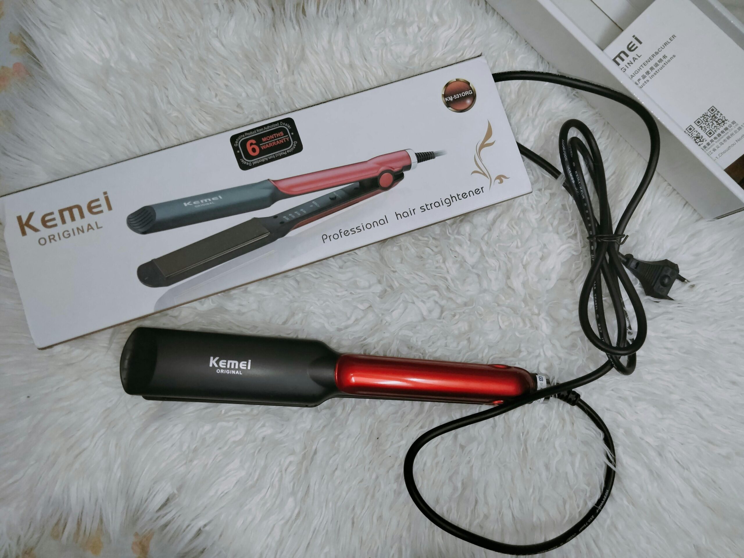 2-in-1 Professional Hair Straightener & Curler – Ceramic Styling Tool