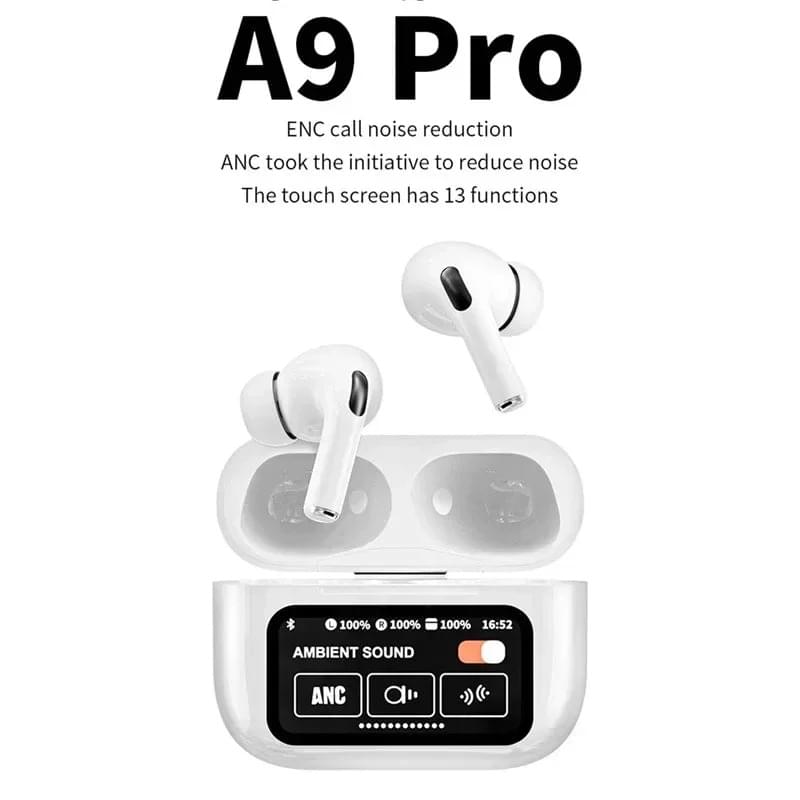 A9 AirPods Pro ANC/ENC Touch Control Wireless Earbuds - Image 2