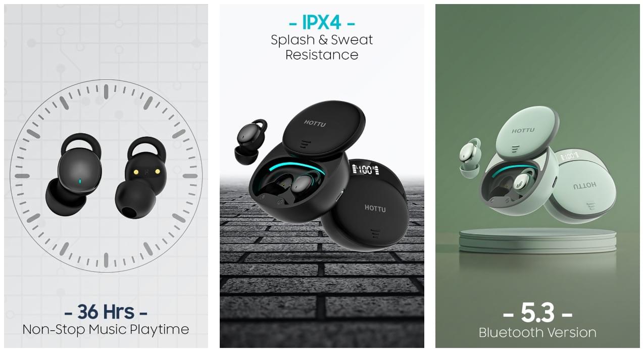 HOTTU TS12 True Wireless Earbuds - Image 4