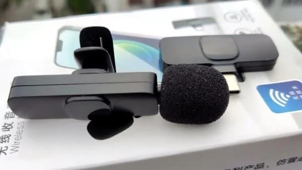 K8 Wireless Collar Microphone – Compatible with Android & Type-C Devices - Image 4