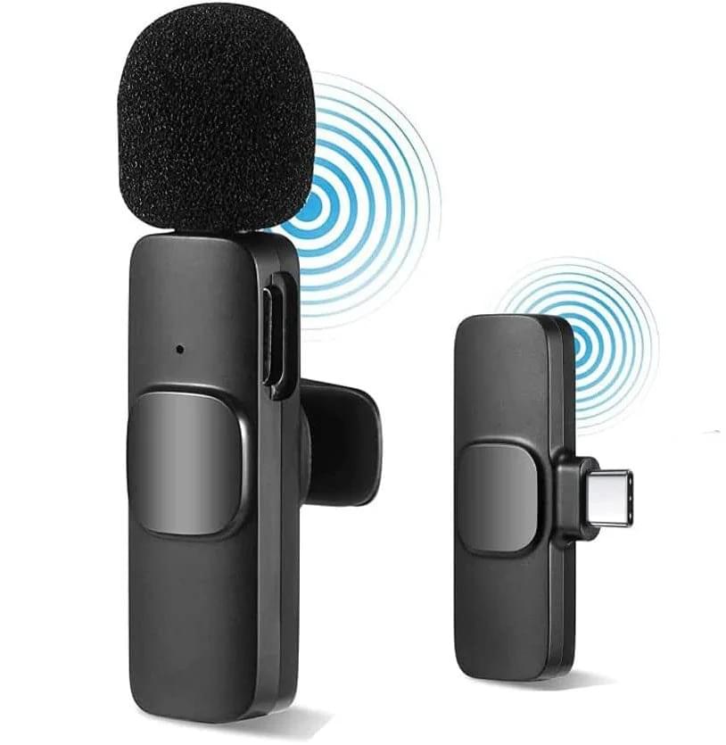 K8 Wireless Collar Microphone – Compatible with Android & Type-C Devices - Image 3