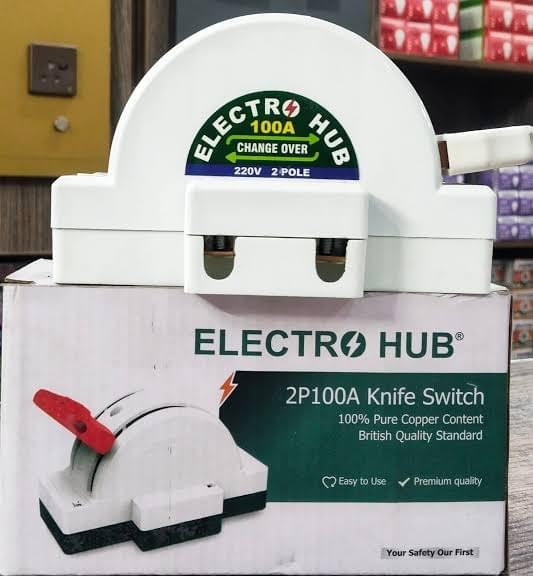 D-Type Changeover Switch – Manual Power Supply Selector - Image 3