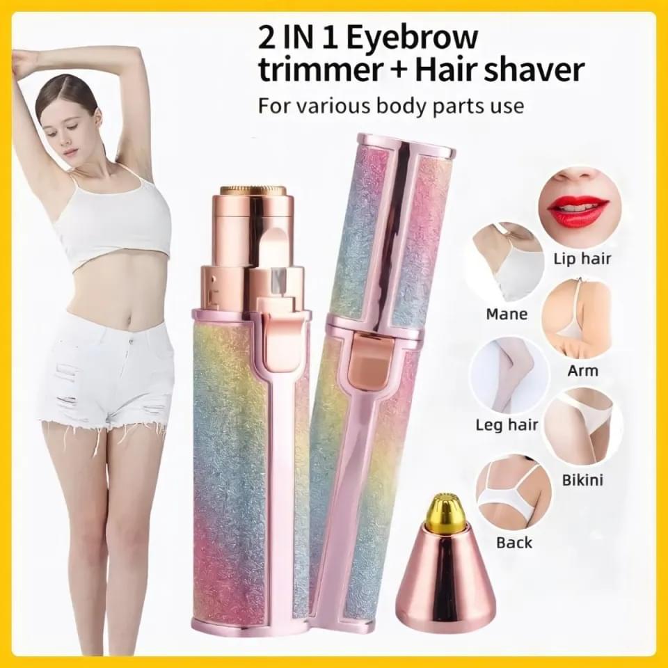 Blawless Rechargeable 2-in-1 Trimmer & Facial Hair Remover Shaver for Women - Image 3